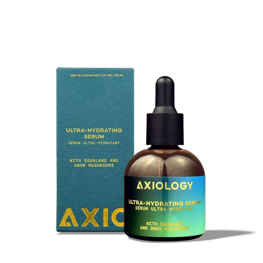 Axiology Ultra-Hydrating Serum packaging