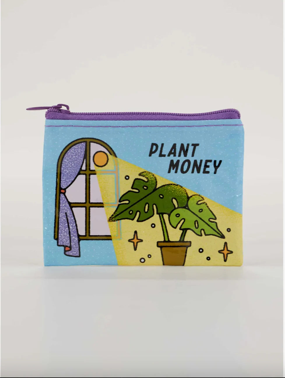 Blue Q Plant Money Coin Purse