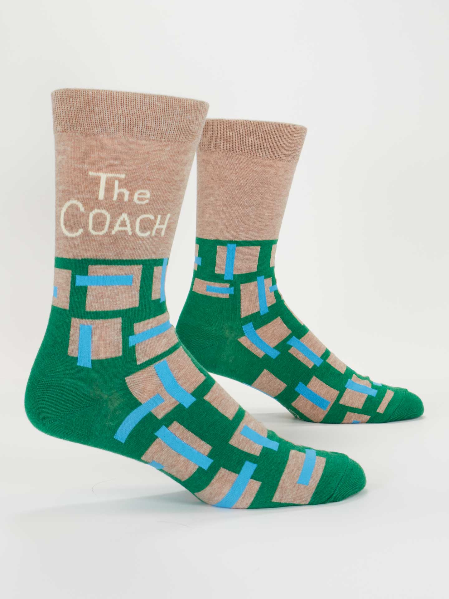 Blue Q The Coach Men's Crew Socks