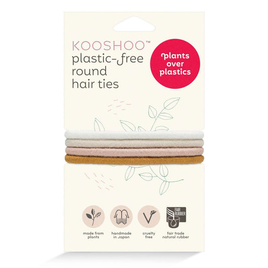 Round Hair Ties Golden Fibres
