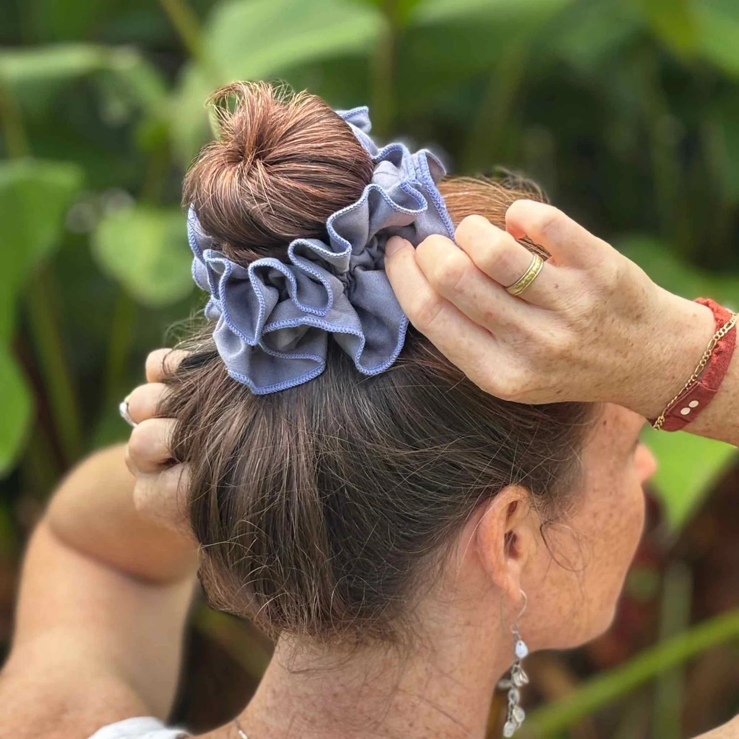 KOOSHOO Ruffle Scrunchie lifestyle