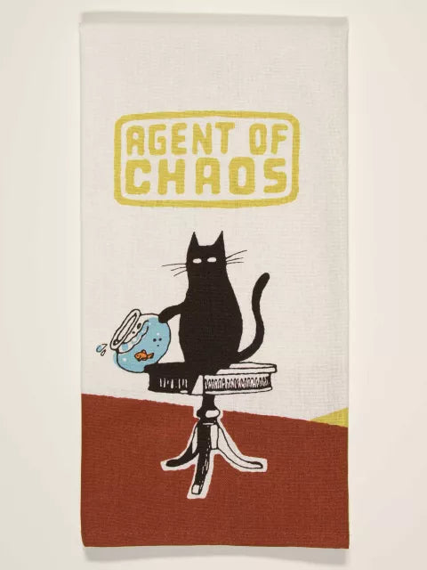 Blue Q Agent Of Chaos Tea Towel