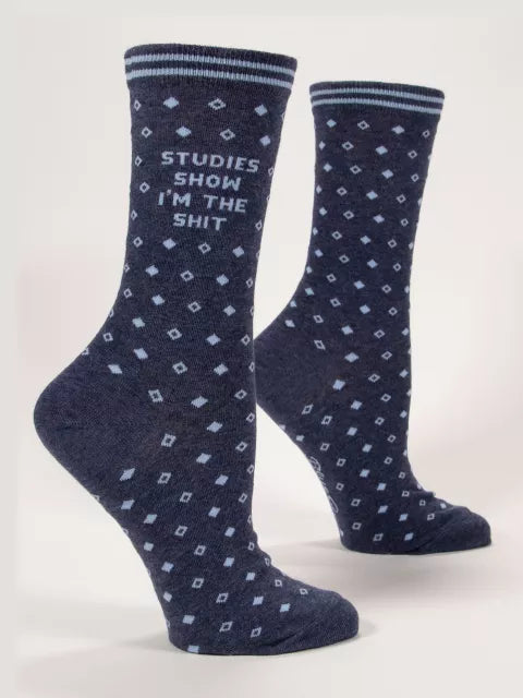 Blue Q I'm The Shit Women's Crew Socks