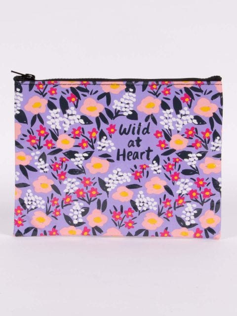 Blue Q Wild At Heart Zipper Pouch