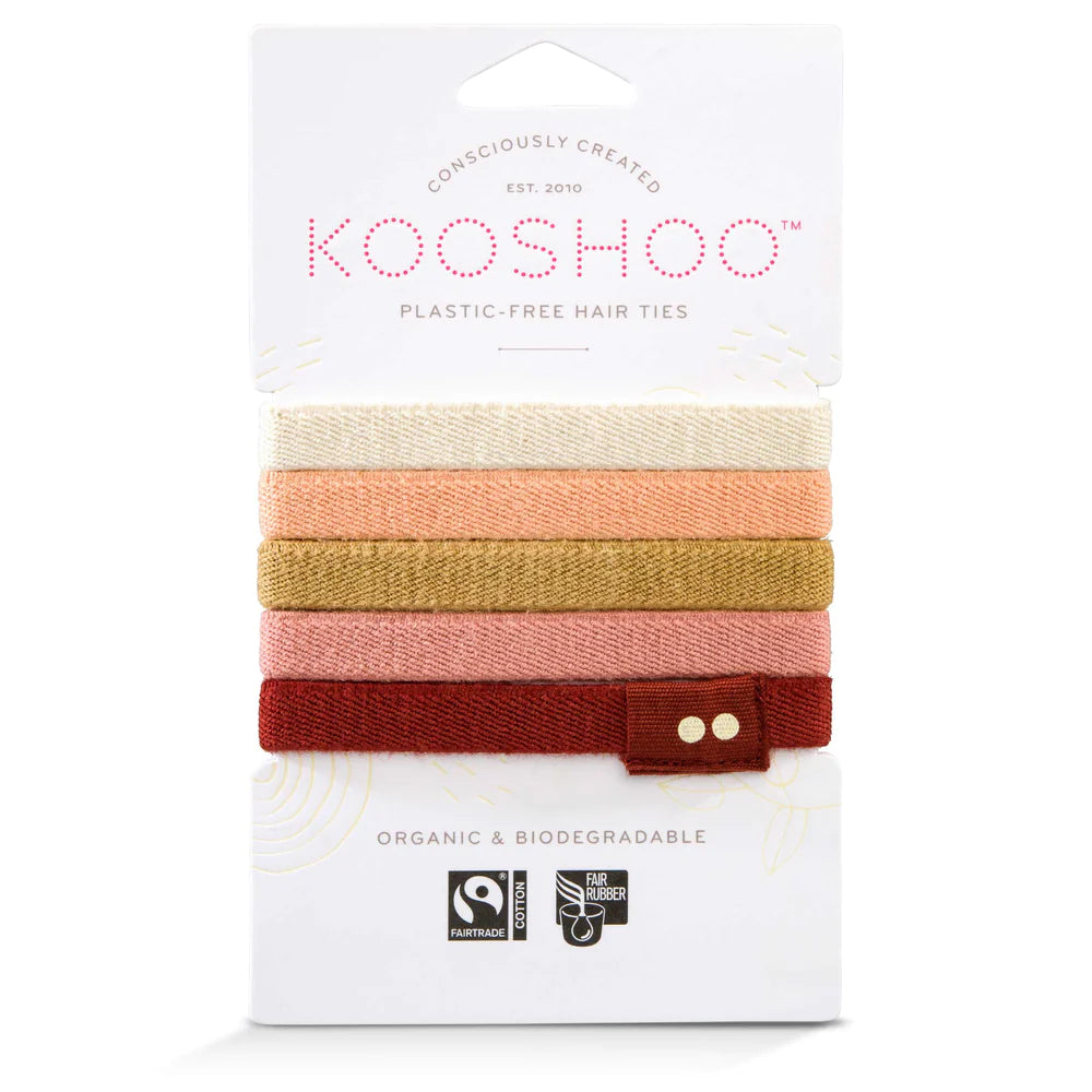 KOOSHOO Flat Hair Tie Ginger