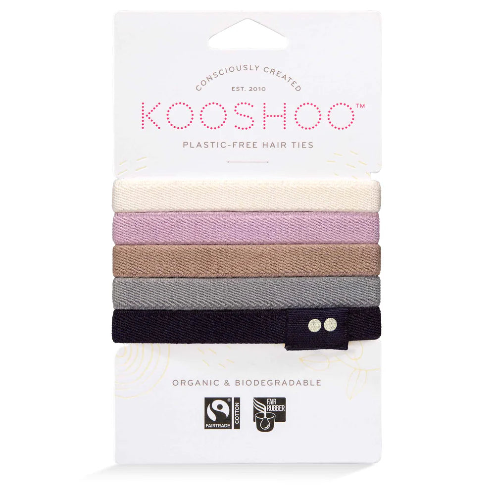 KOOSHOO Flat Hair Tie Silver