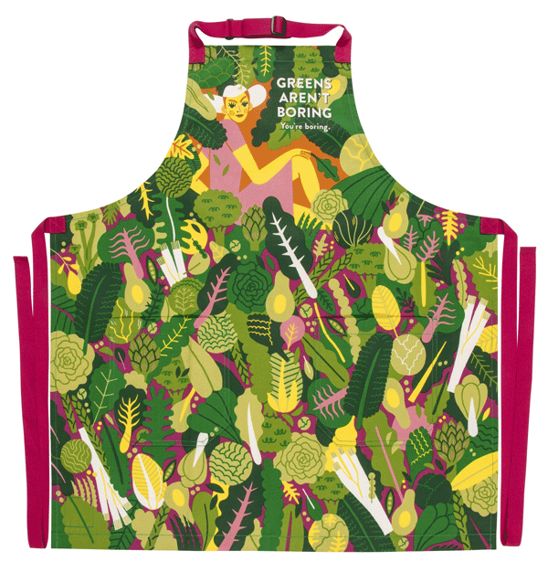 TVS Blue Q Greens Aren't Boring Apron