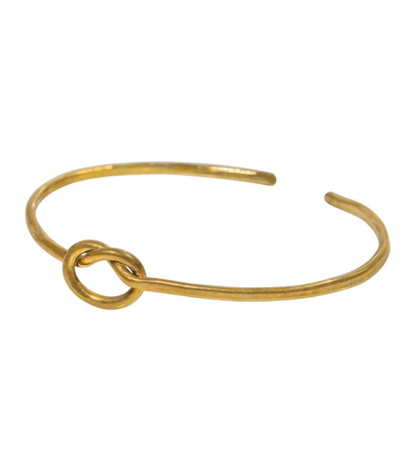 TVS Purpose Forget Me Knot Cuff Brass