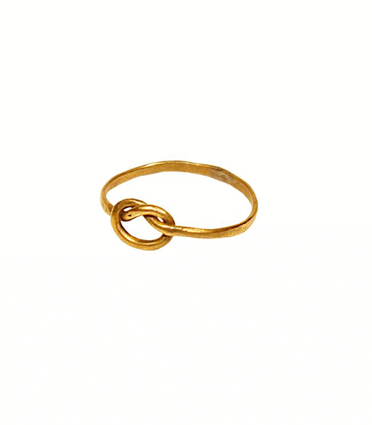 TVS Purpose Knot Ring Brass