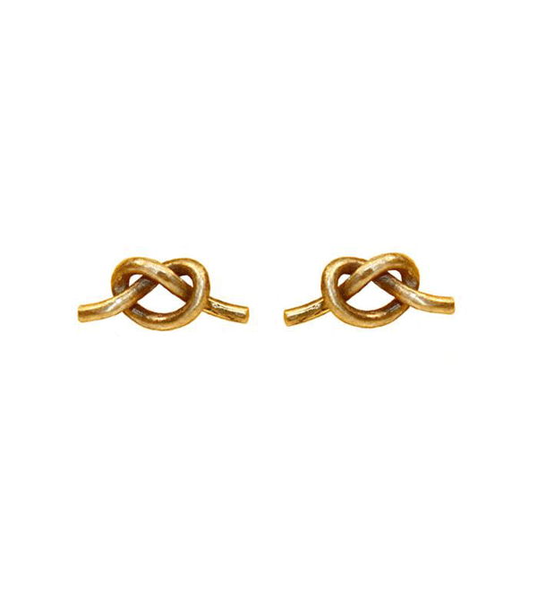 TVS Purpose Knot Studs Brass