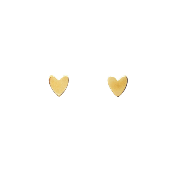 TVS Purpose Miracle Heart Stud Brass