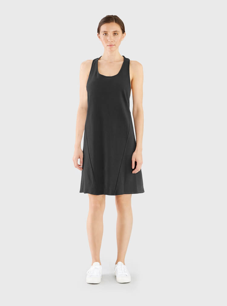 The V Spot_A-Line Dress Black_Miakoda