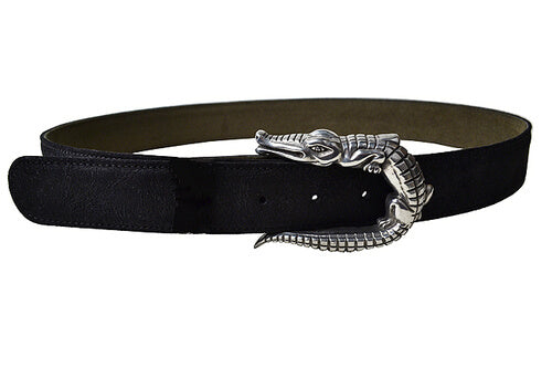 The V Spot_Alligator Pewter Belt Black_MLV