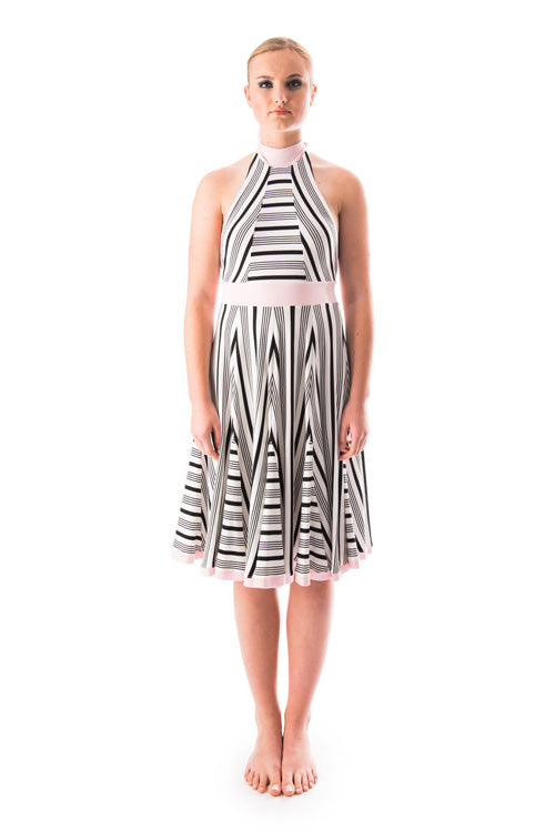 The-V-Spot_Azur-Striped-Halter-Dress_Devinto
