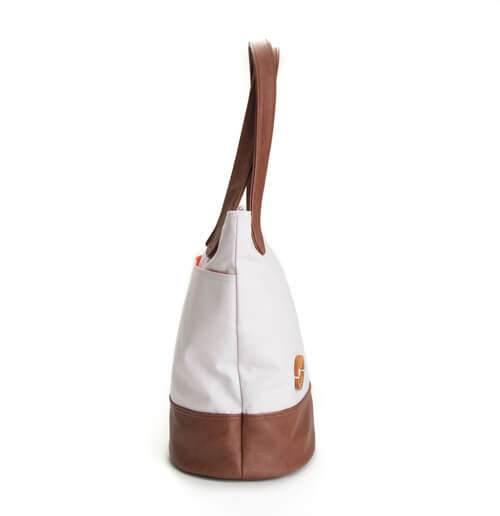 Bergen Tote Indigo and Gunmetal by Canopy Verde