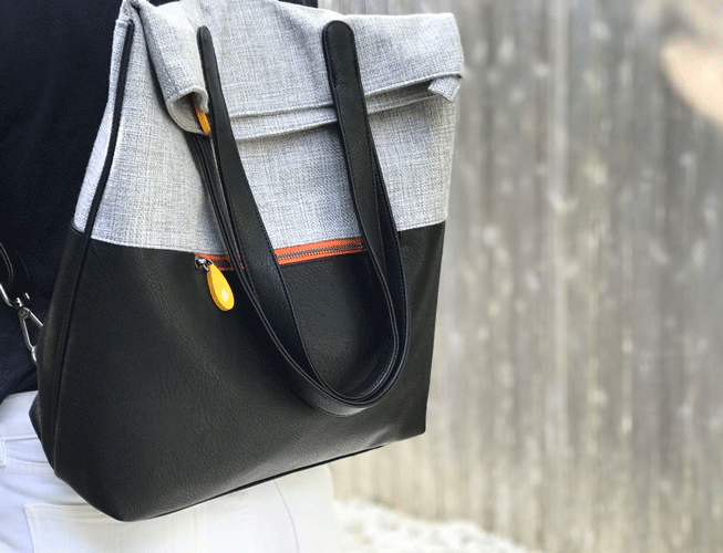 Greenpoint 2-in-1 Backpack Navy and Black by Canopy Verde