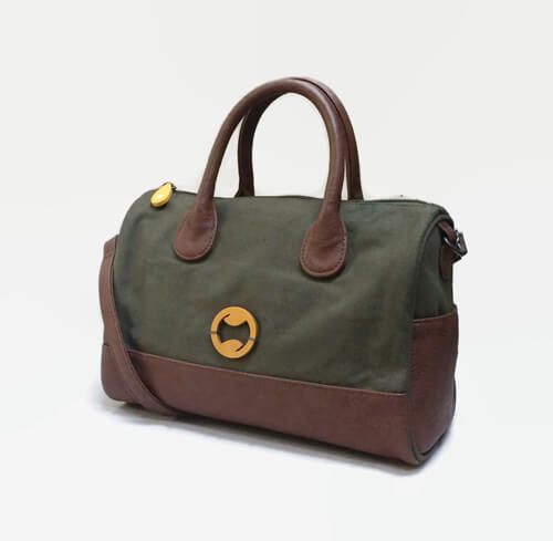Heights Shoulder Bag Indigo and Gunmetal by Canopy Verde