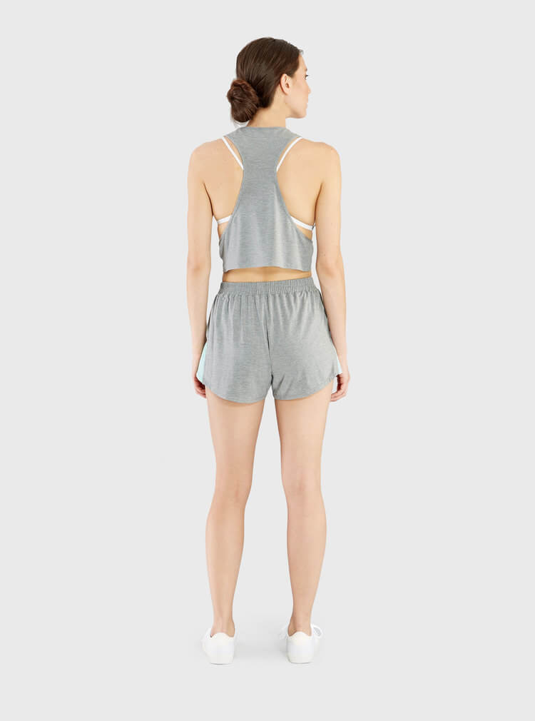 The V Spot_Tap Shorts Grey and Mint 2_Miakoda