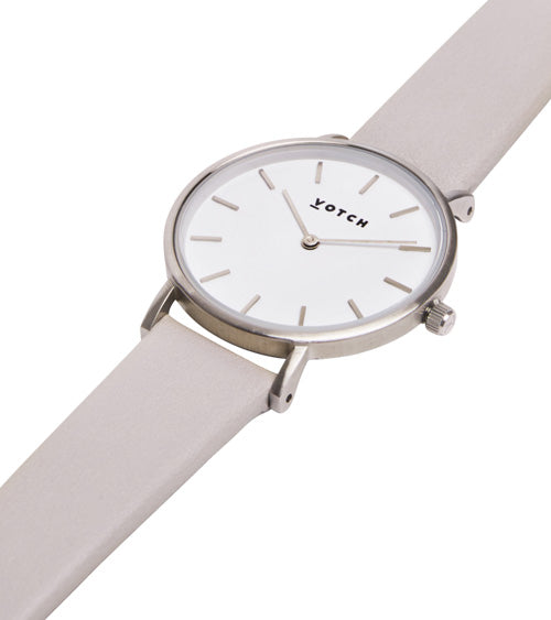 The-V-Spot_Votch-Watch-Light-Grey-Silver-Face-33mm-1