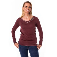 The V Spot_bleed_clothing_814f_tight_longsleeve_ladies_oxblood_studio_01
