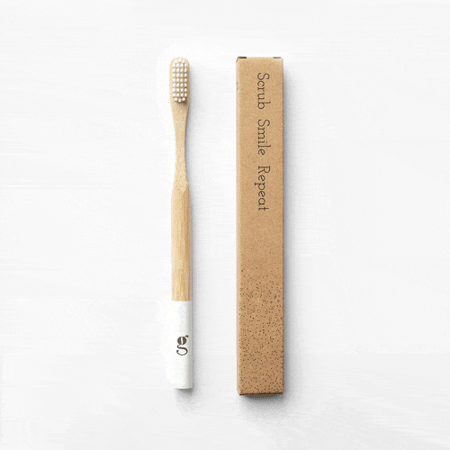 grums Bamboo Toothbrush Olive