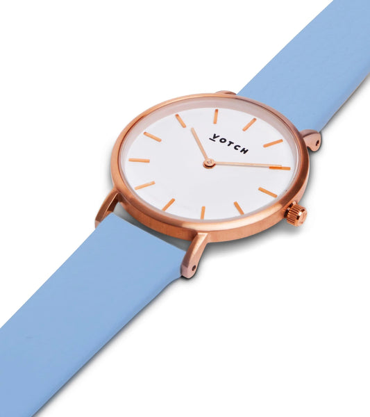 Votch Sky Bue and Rose Gold Petite