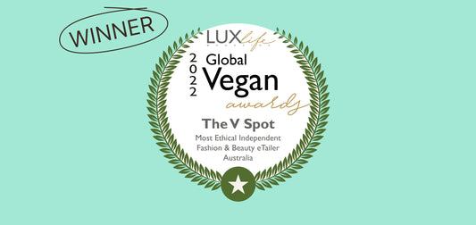 The V-Spot wins Australian Most Ethical Independent Fashion & Beauty eTailer at the 2022 Global Vegan Awards