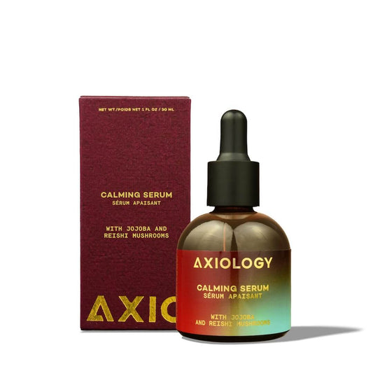 Axiology Calming Serum packaging