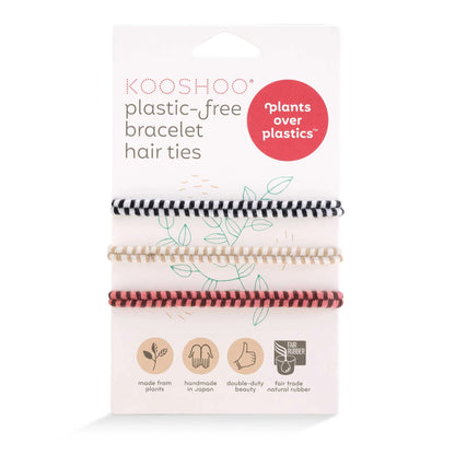 KOOSHOO Plastic Free Bracelet Hair Ties