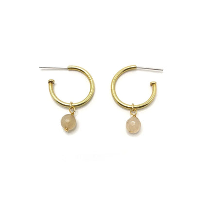 Purpose Jewellery Charm Hoop Earrings 1
