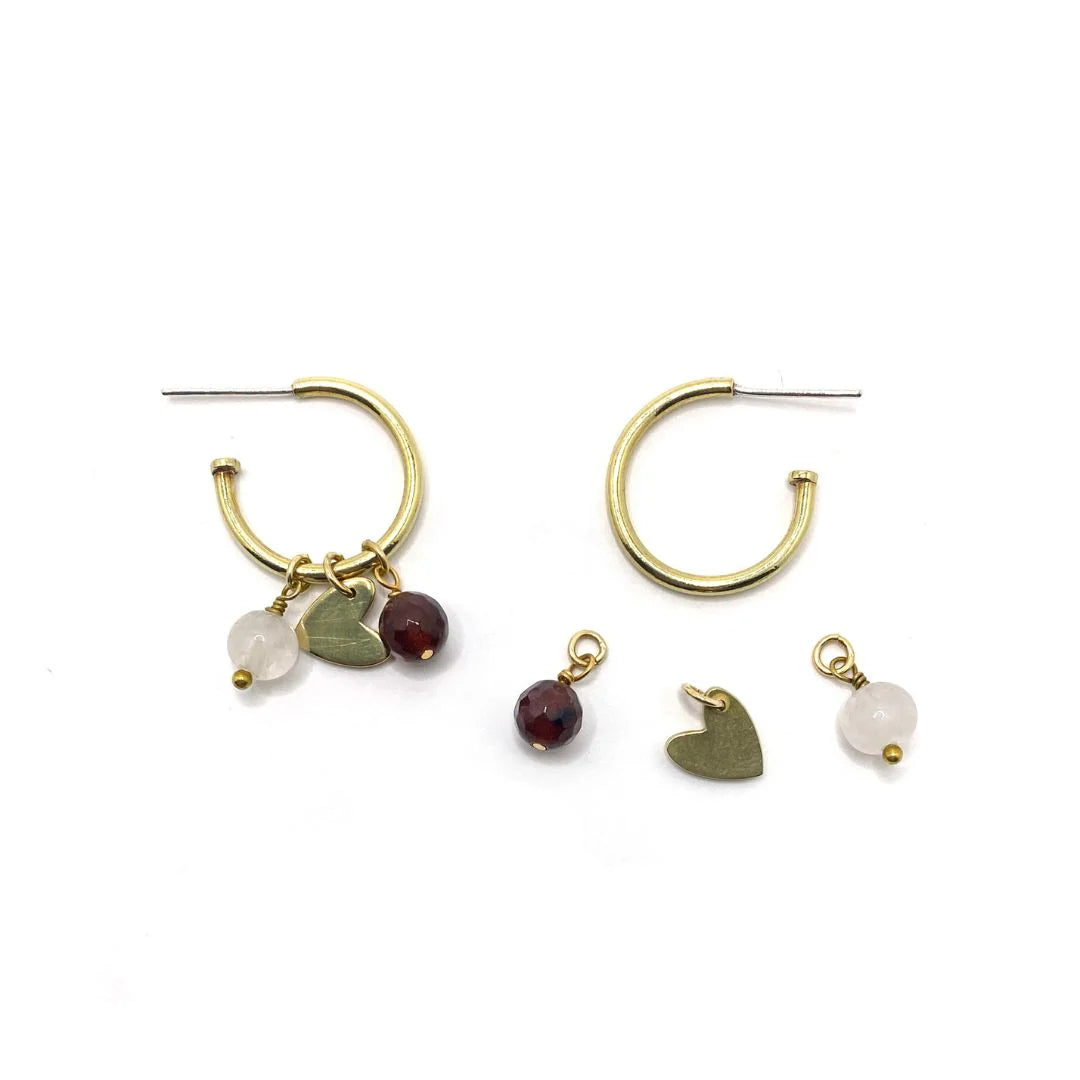 Purpose Jewellery Charm Hoop Set 1