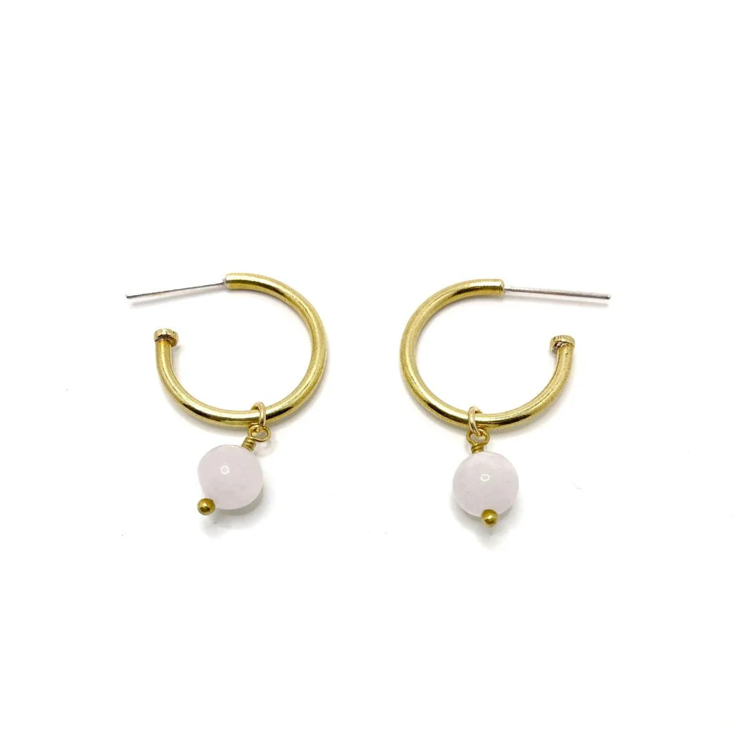 Purpose Jewellery Charm Hoop Earrings 3