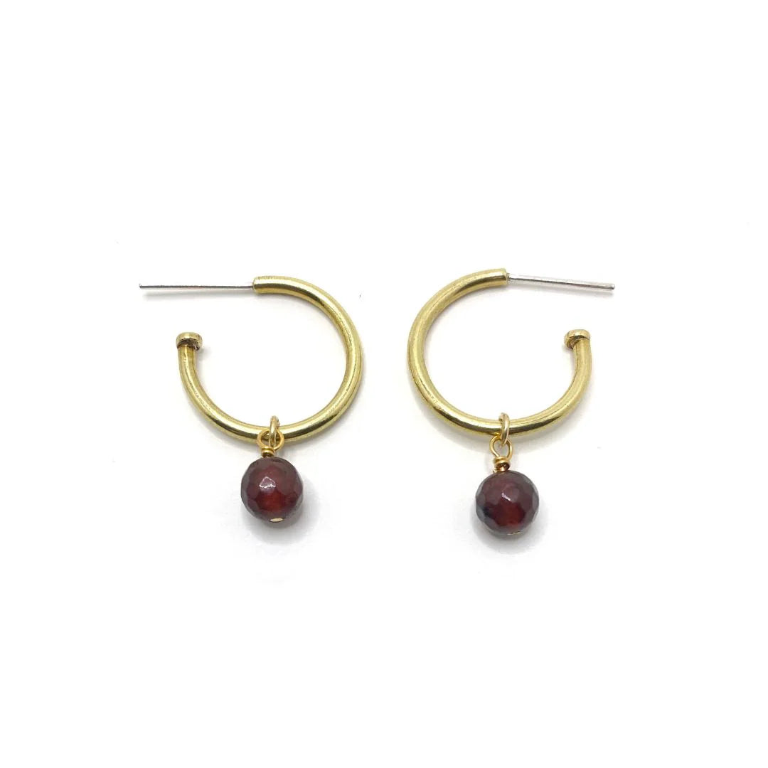 Purpose Jewellery Charm Hoop Earrings 4