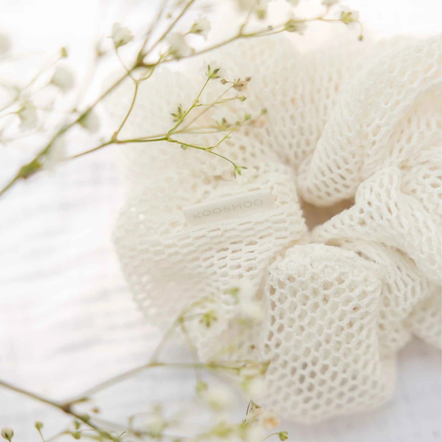 Honeycomb Scrunchie close up