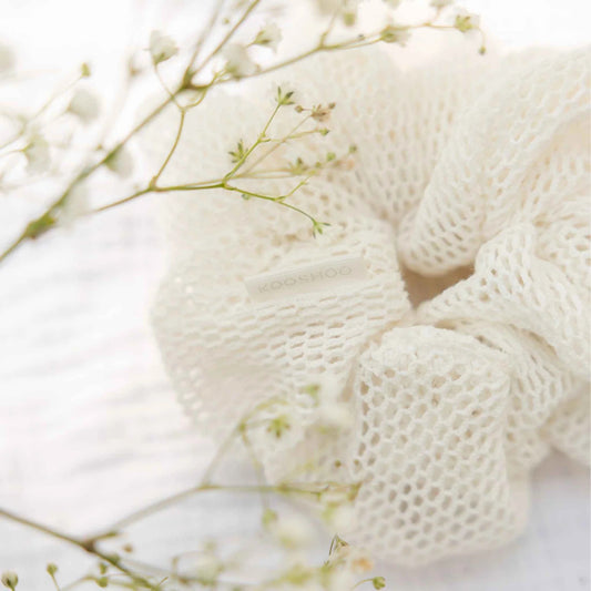 Honeycomb Scrunchie close up