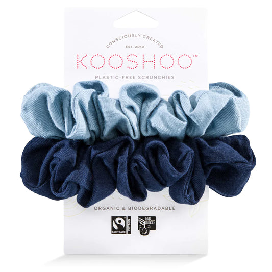 KOOSHOO Scrunchies True Blue