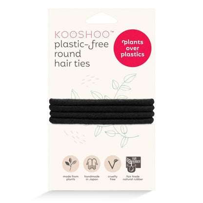 KooShoo Black Round Hair Ties