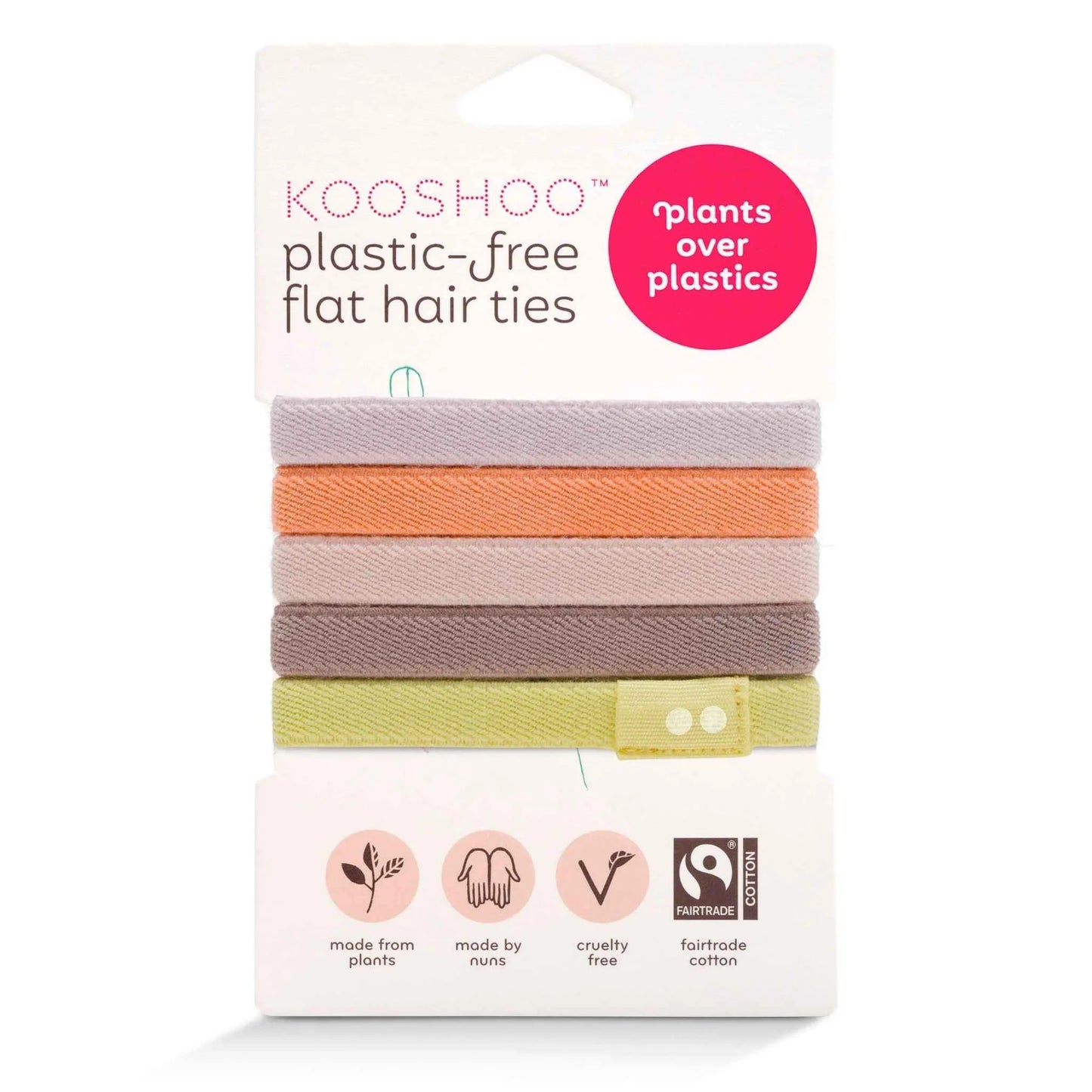 Flat Hair Ties Bright Spark