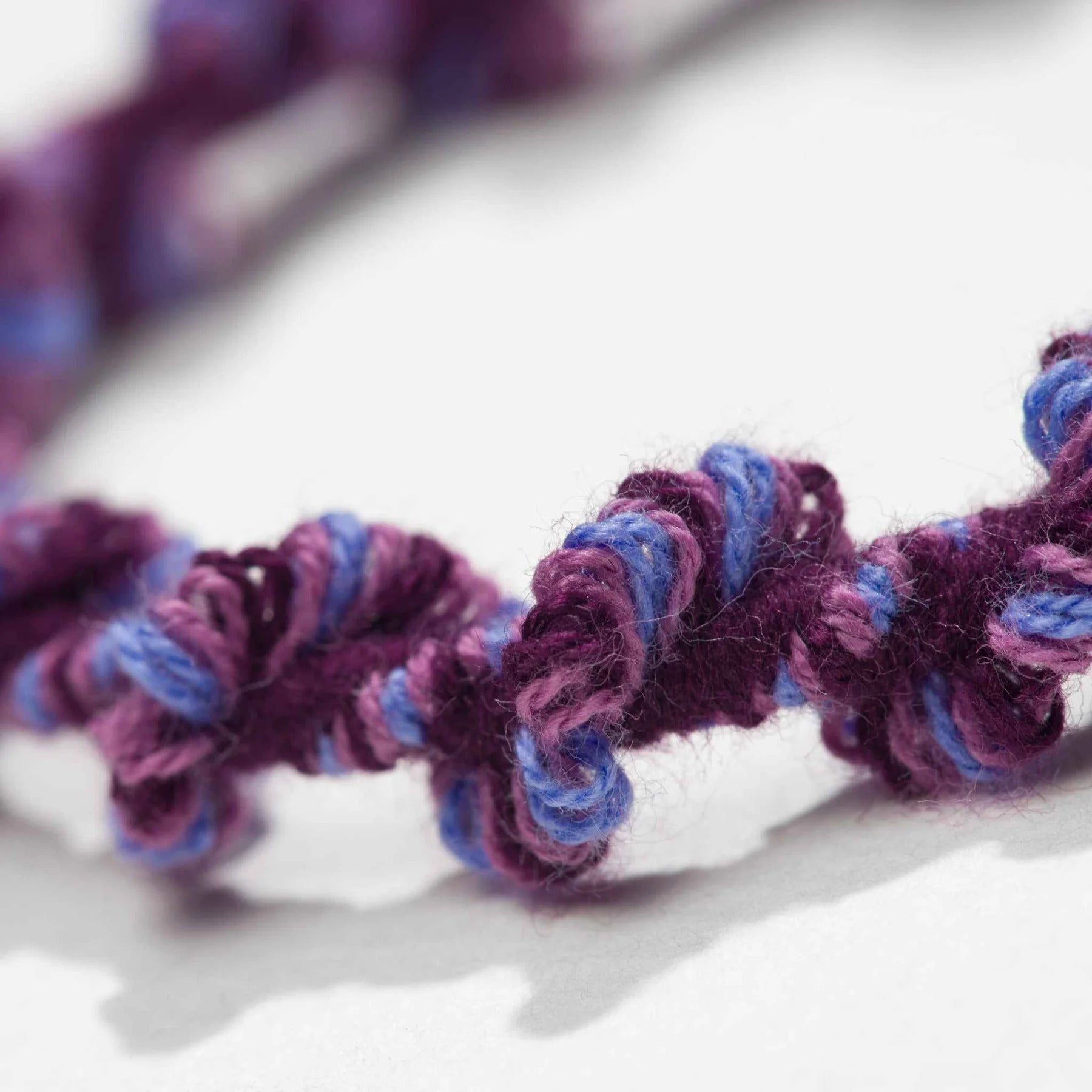 Crochet Hair Ties close up