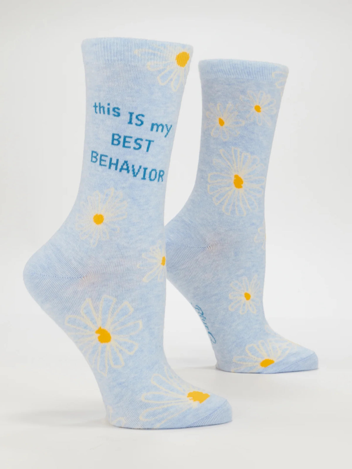 Blue Q Best Behaviour Crew Socks