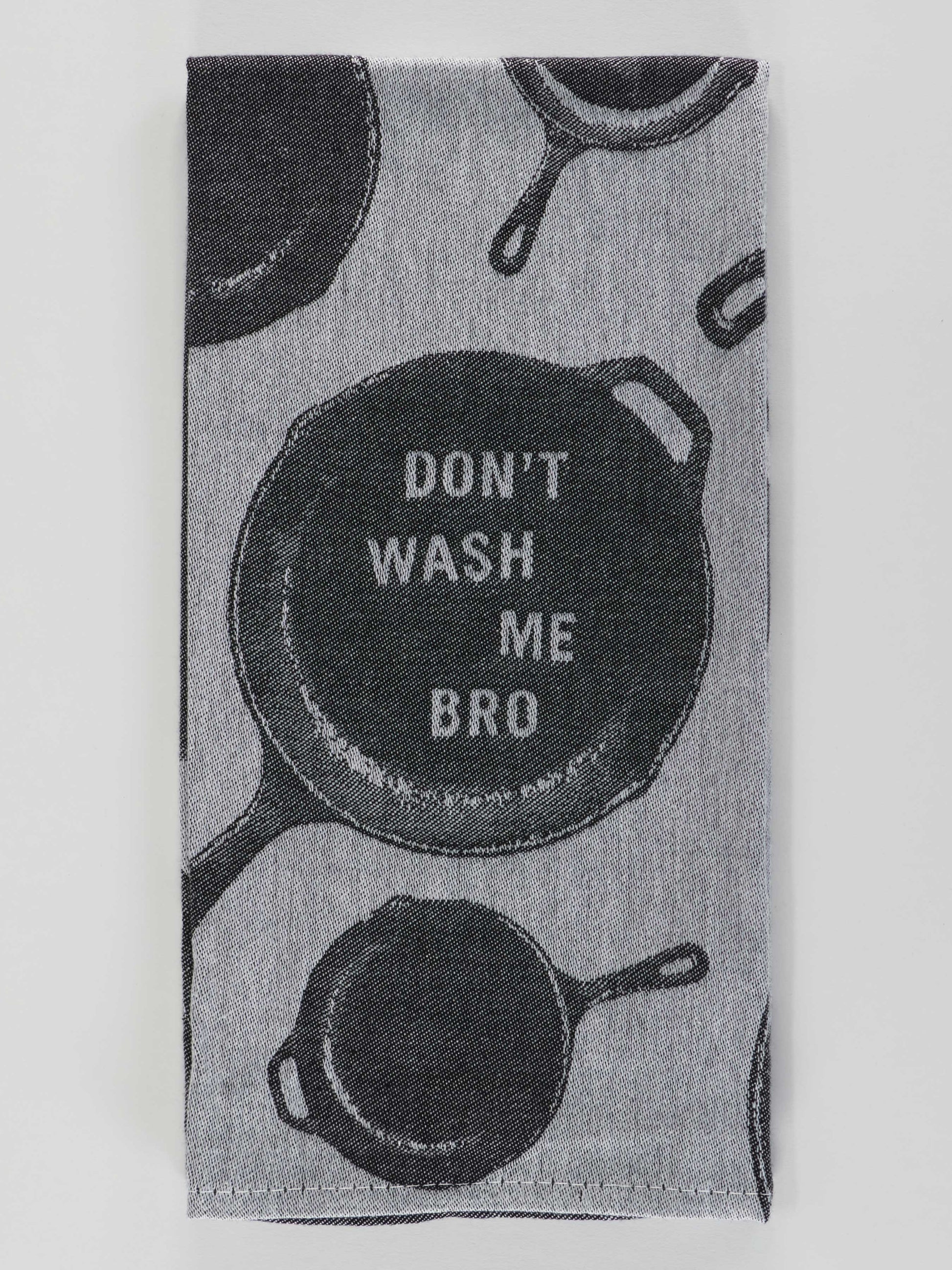 Blue Q Don't Wash Me Bro Tea Towel