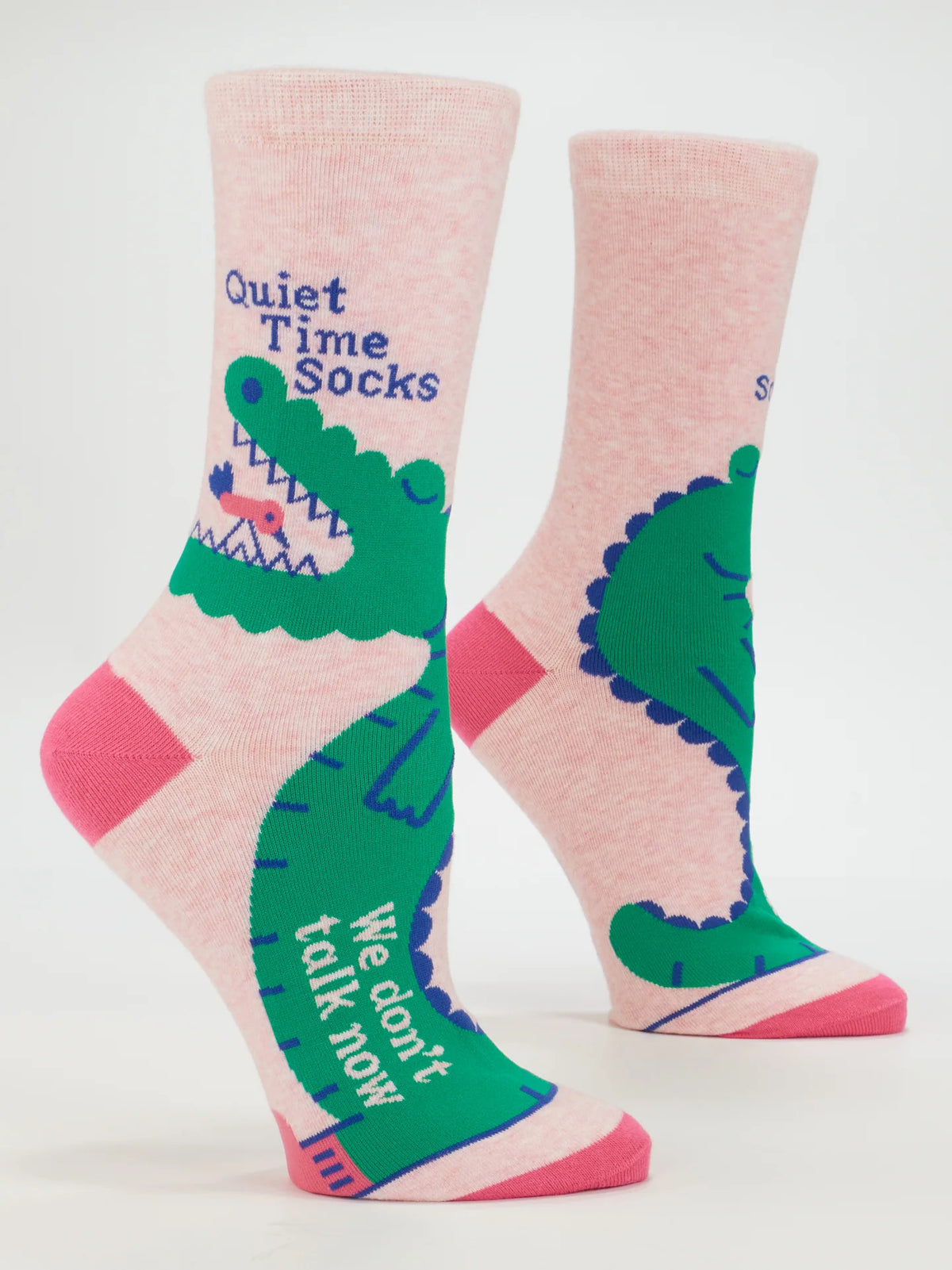 Blue Q Quiet Time Crew Socks