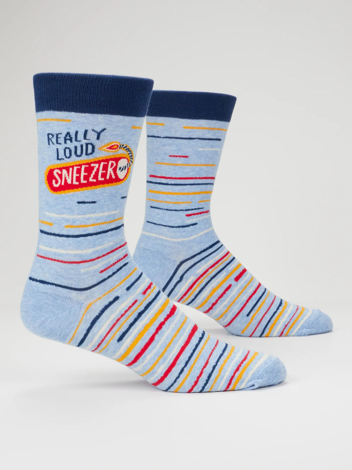 Blue Q Really Loud Sneezer Men's Crew Socks