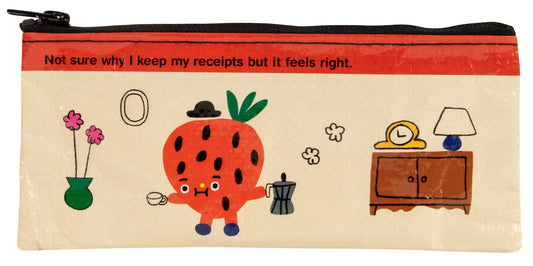 Blue Q Receipts Pencil Case