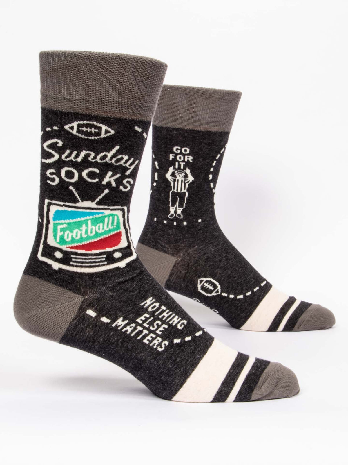 Blue Q Sunday Socks Men's Crew Socks