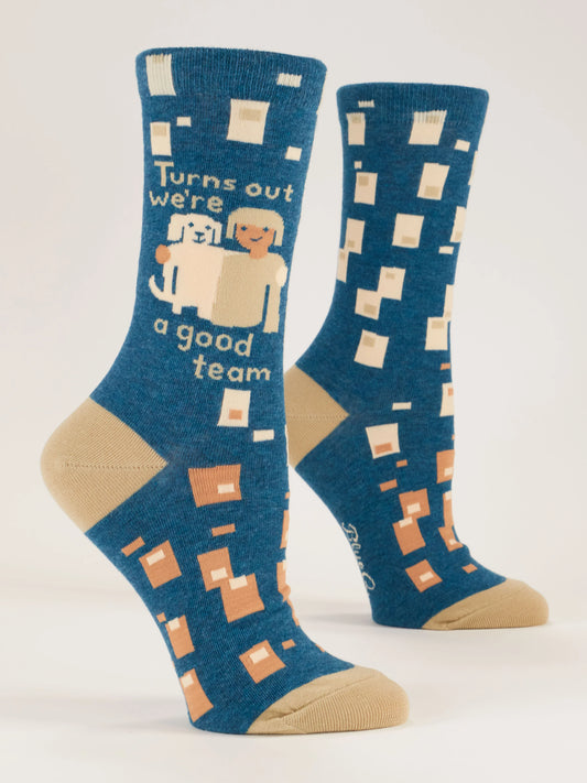 Turns Out We're A Good Team Crew Socks