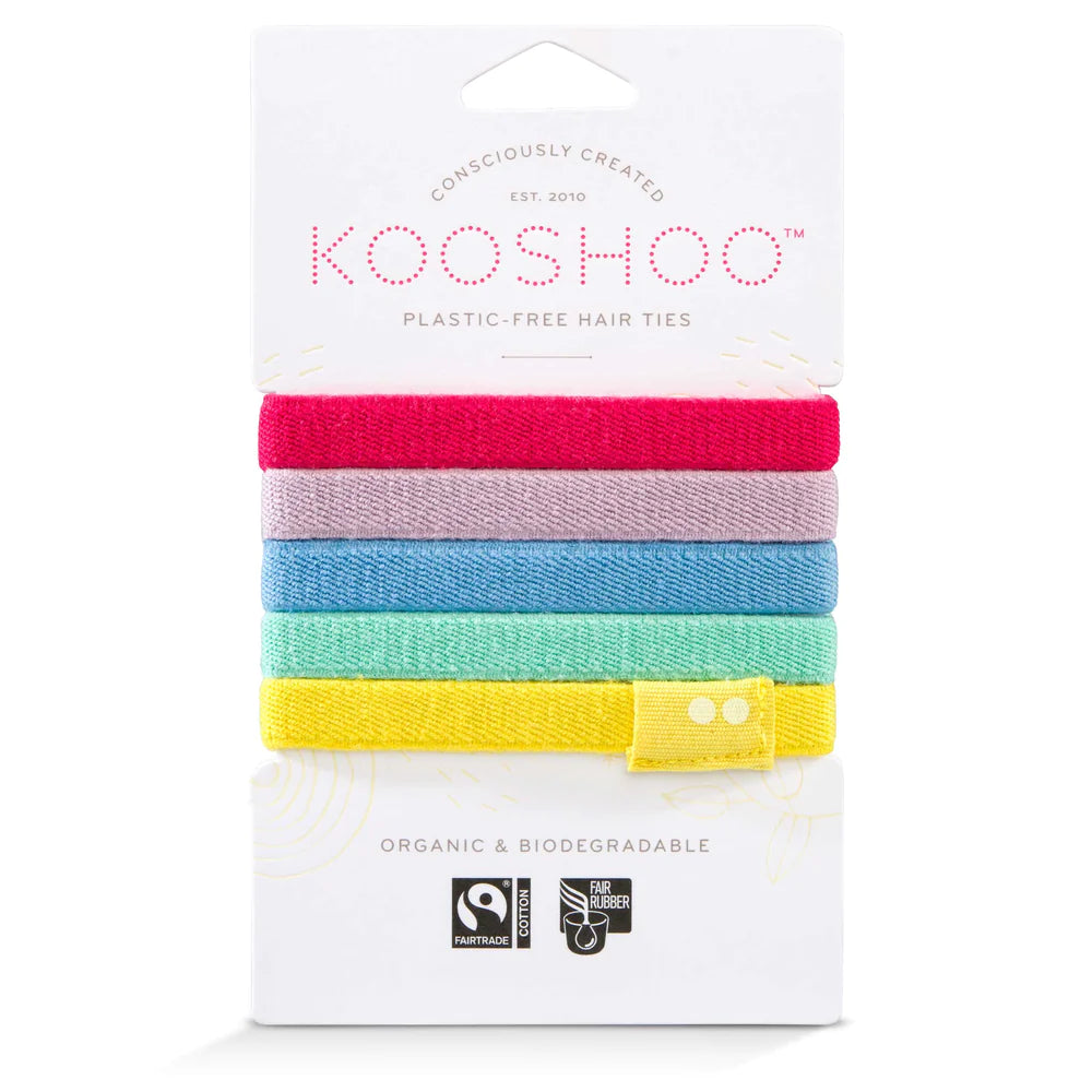 KOOSHOO Flat Hair Tie Rainbow