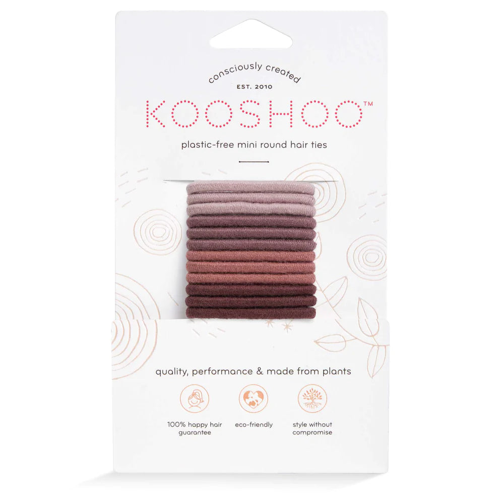 KOOSHOO Mini Round Hair Ties Earth Tints