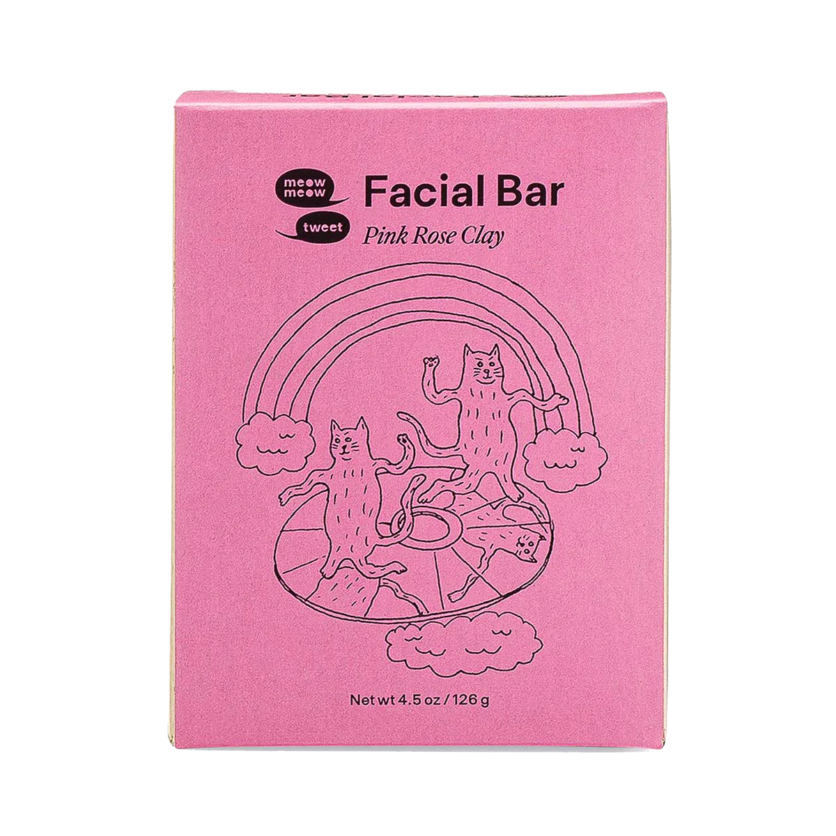 MMT Pink Rose Clay Facial Bar
