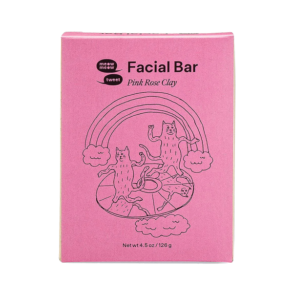 MMT Pink Rose Clay Facial Bar